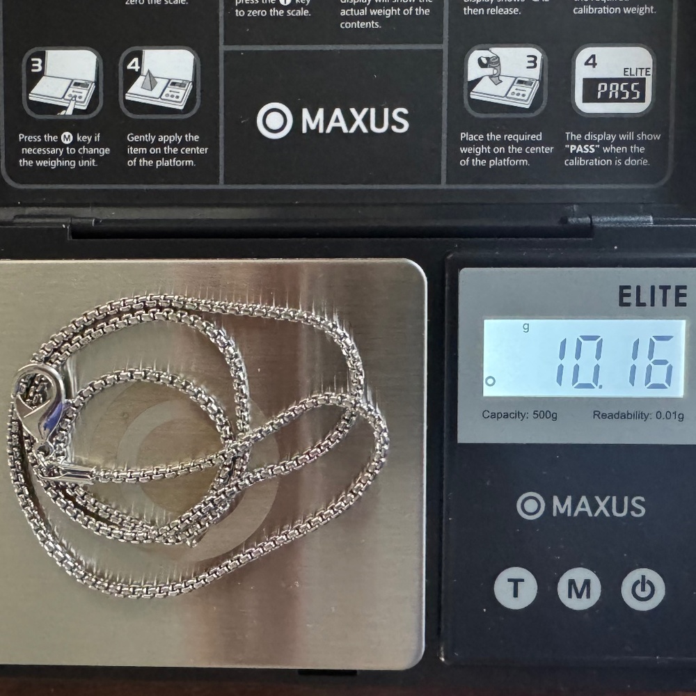 1970 Natural London Blue Topaz 925 Silver Pendant with chain - Picture 5 of 5